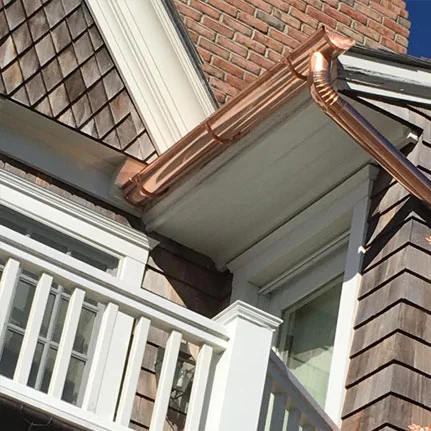 copper gutter installation Central Islip ny